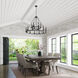 Florence 18 Light 42 inch Matte Black Chandelier Ceiling Light